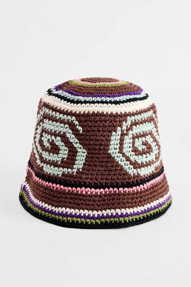 Cappello a Secchiello Lavorato a Maglia con Spirale UO #2