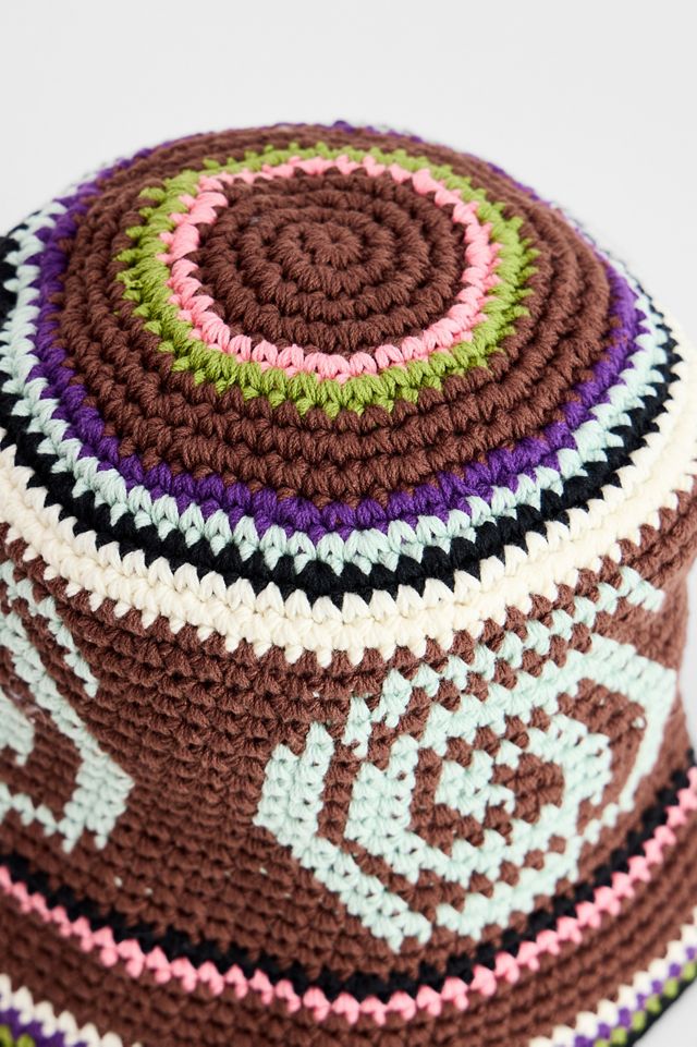 Cappello a Secchiello Lavorato a Maglia con Spirale UO #3