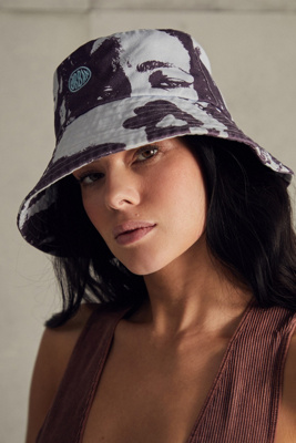 URBAN OUTFITTERS
Uo Printed Wide Brim Bucket Hat In Assorted 61690194_018_b main image 4