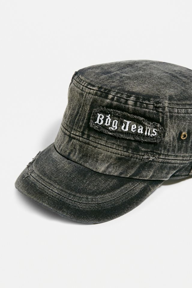 BDG - Casquette d'officier en denim effet vieilli #2