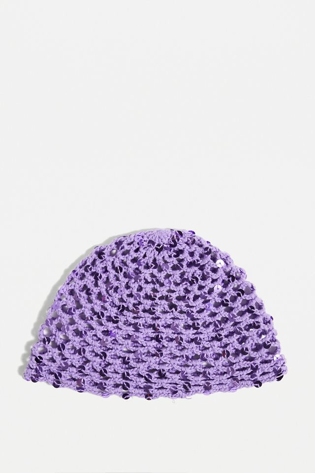 Gorro de Punto con Lentejuelas #1