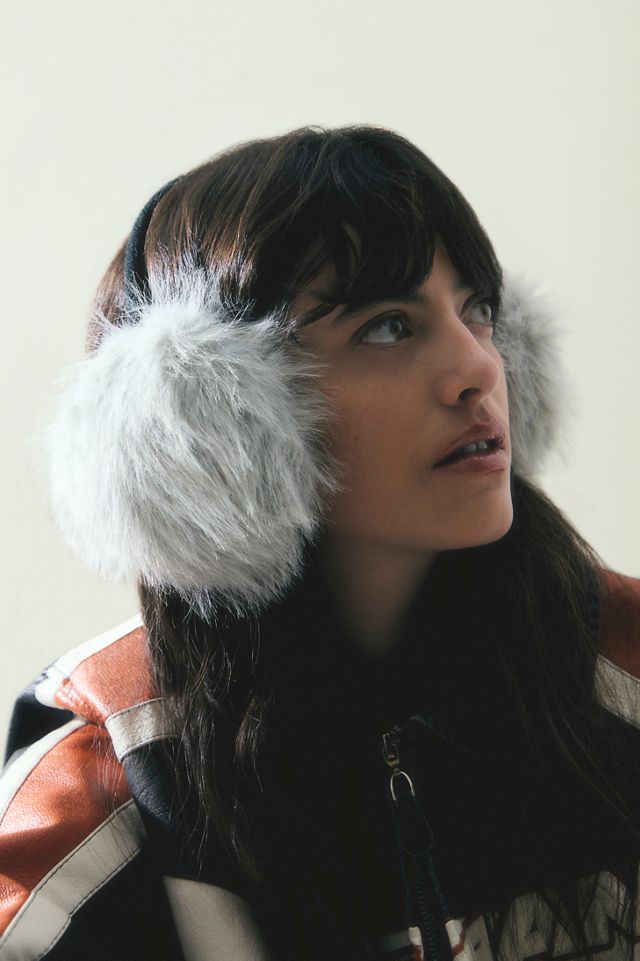 UO Lo Adjustable Faux Fur Ear Muffs Urban Outfitters UK