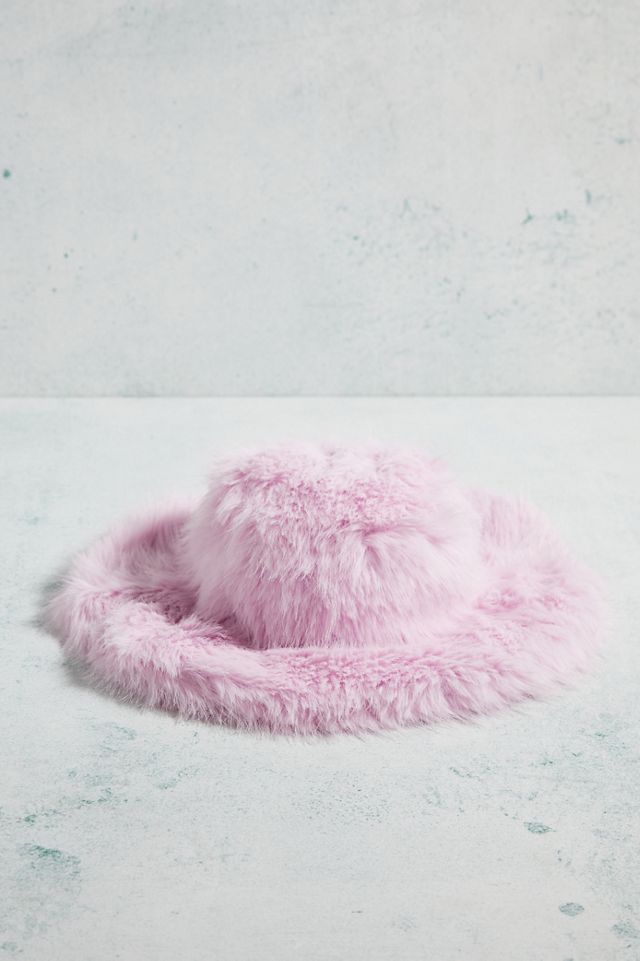 UO Extra Large Faux Fur Bucket Hat | Urban Outfitters UK