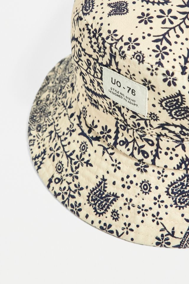 UO Paisley Bucket Hat #1