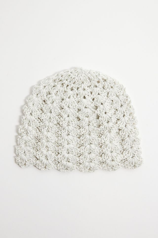 UO Scalloped Knit Skull Cap #1