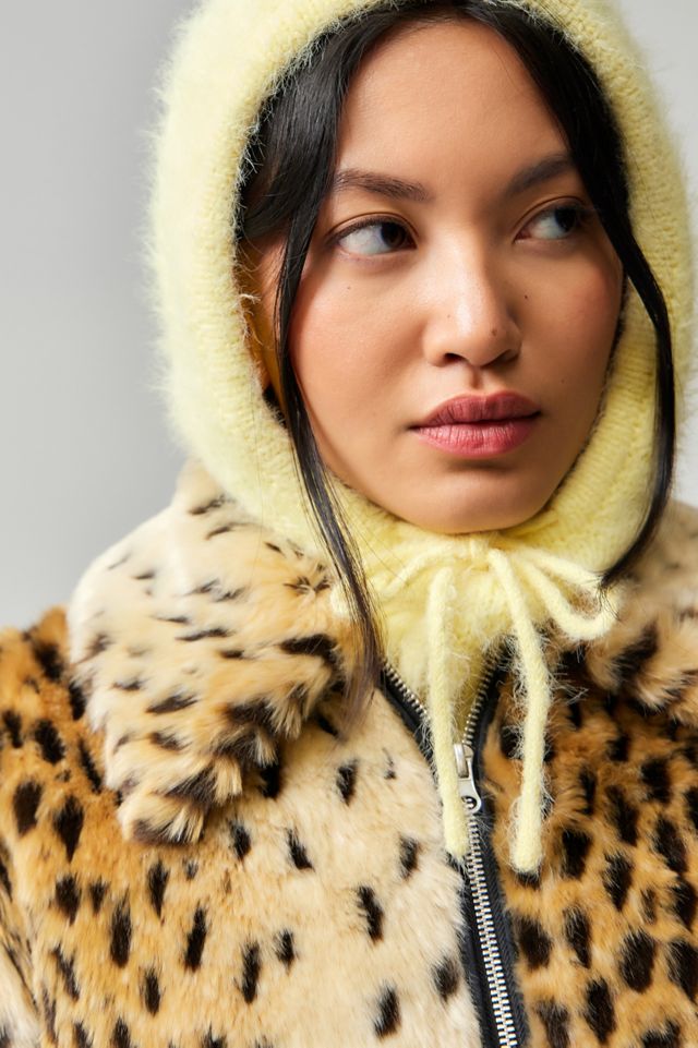 UO Kody Fluffy Knitted Hood #1