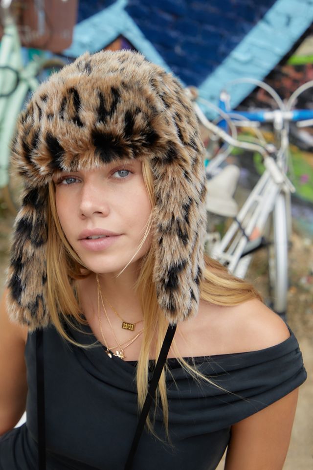 UO Lilah Fur Trapper Hat  #5