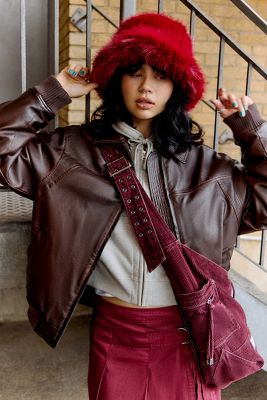 UO Faux Fur Bucket Hat