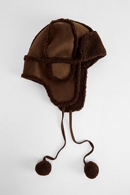 Suede Borg Trapper Hat