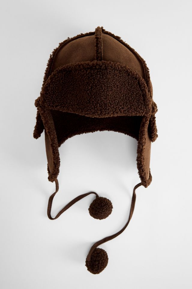 Suede Borg Trapper Hat #1