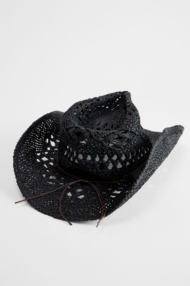 Chapeau western perlé patiné UO #4
