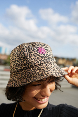 Leopard Canvas Bucket | Urban Outfitters UK