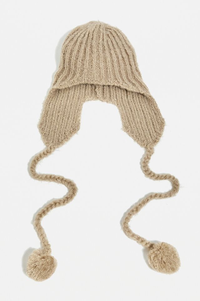 UO Ribbed Maglia Pom Pom Cappuccio #3