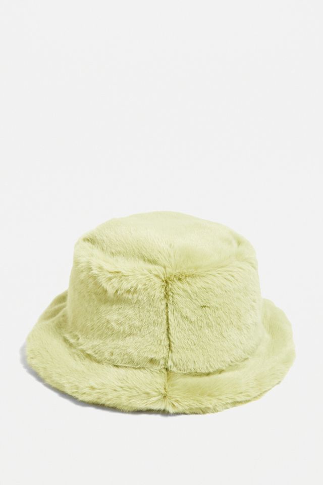 UO Oversized Faux Fur Bucket Hat #4