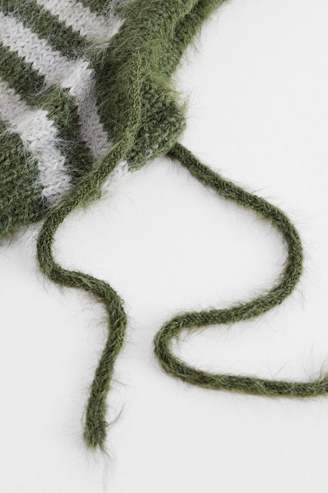 UO Clover Fluffy Knit Hood #2