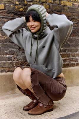 Capuche en maille duveteuse UO Clover