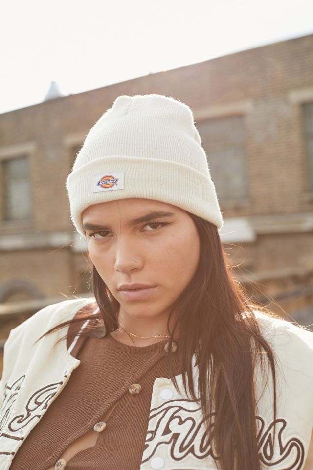 Dickies store white beanie