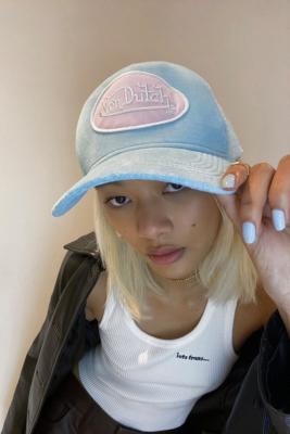 Von Dutch UO Exclusive Velour Trucker Hat