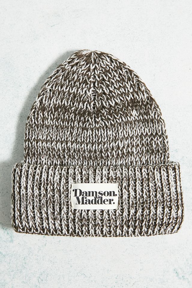 Damson Madder Flecked Yarn Beanie  #1