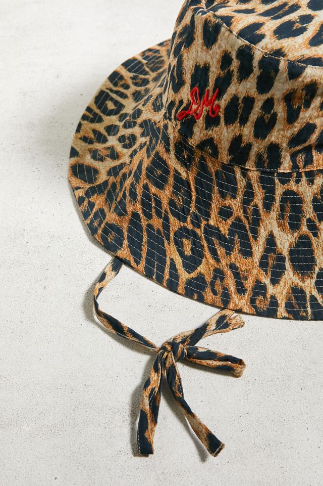 Damson Madder Leopard Print Sun Hat Urban Outfitters UK