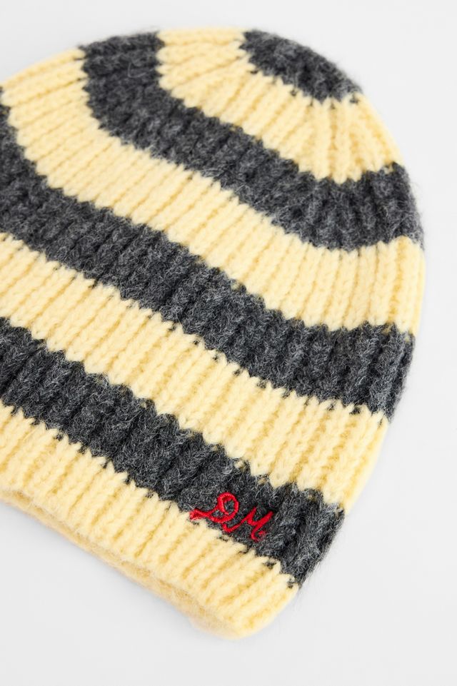 Damson Madder Striped Beanie #1
