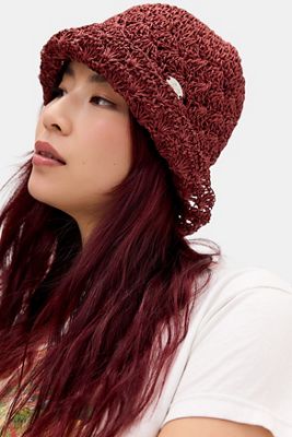 Damson Madder Raffie Tulip Bucket Hat