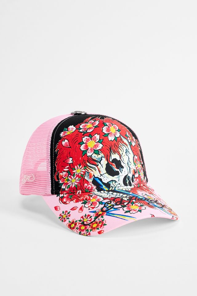 Ed Hardy Beautiful Ghost Trucker Cap #1