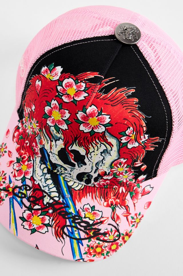 Ed Hardy Beautiful Ghost Trucker Cap #2