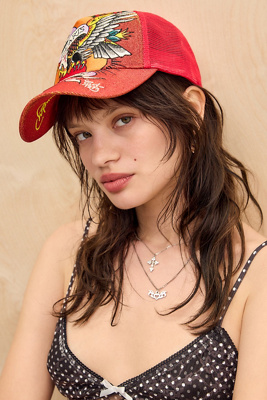 Casquette de camionneur métallique Brave Hearts en taille: TAILLE UNIQUE - Ed Hardy - Modalova