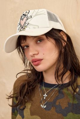 Casquette de camionneur Ed Hardy Death Before