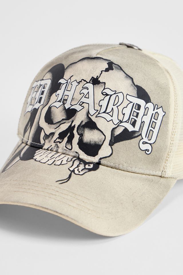 Cappello Trucker Teschio Gotico Ed Hardy #1