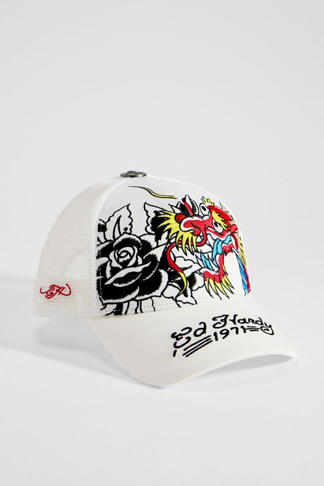Cappello Trucker Ed Hardy 1971 Drago & Rosa #1