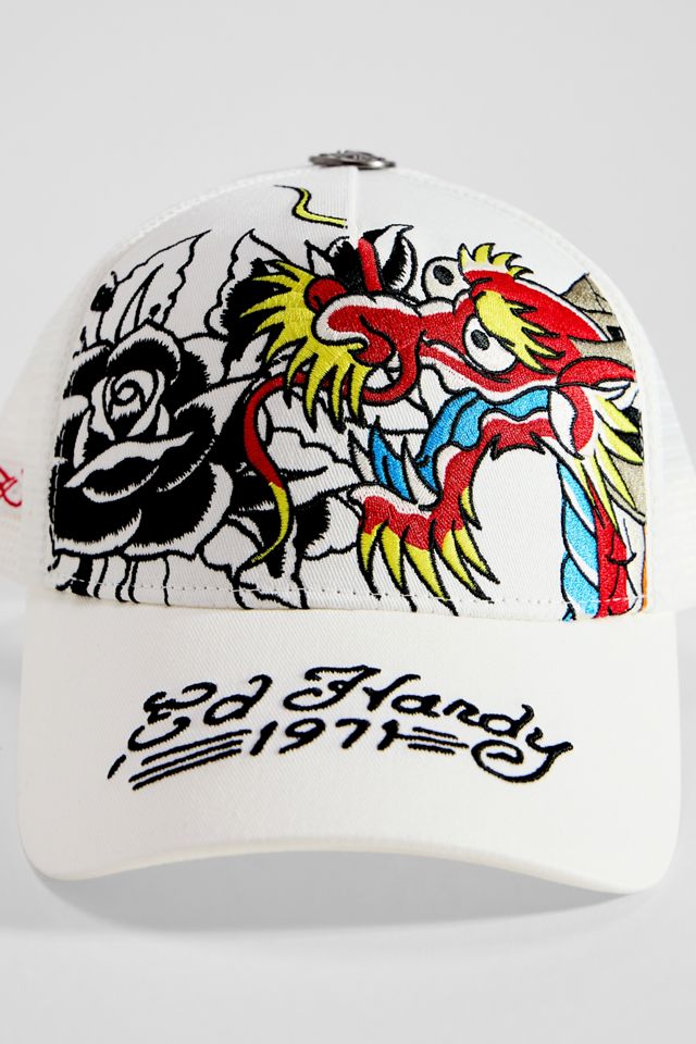 Cappello Trucker Ed Hardy 1971 Drago & Rosa #3