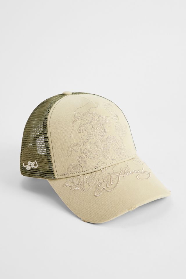 Casquette Trucker Dragon Outline Ed Hardy #1