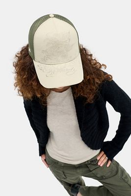 Cappello Trucker Ed Hardy con Contorno di Drago