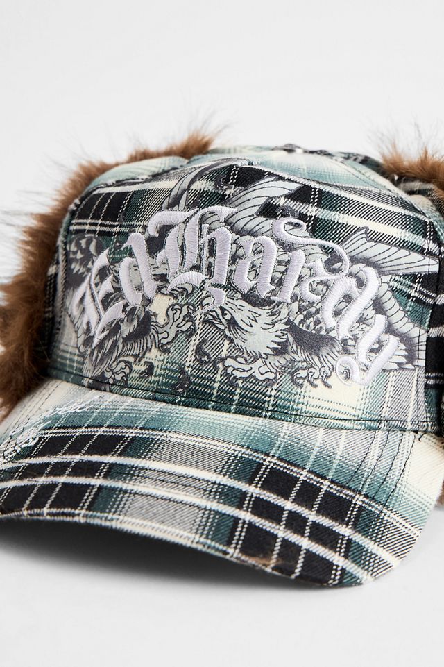 Ed Hardy Adler Karo Trappermütze #2