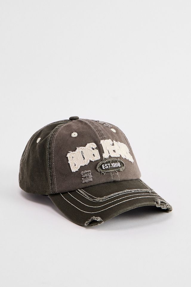 BDG Distressed Applique Logo Cap #1