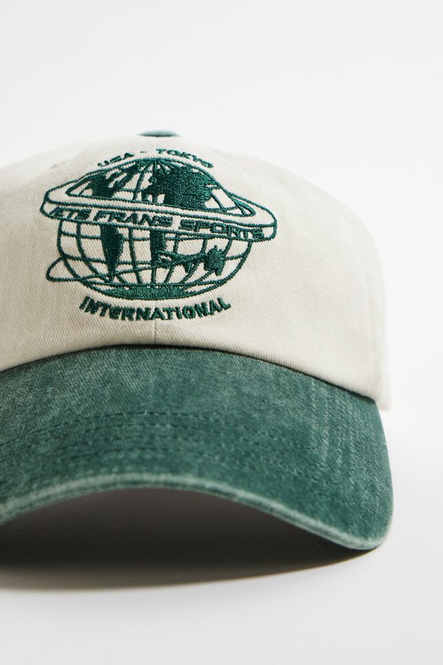iets frans... Globe Embroidered Cap #1