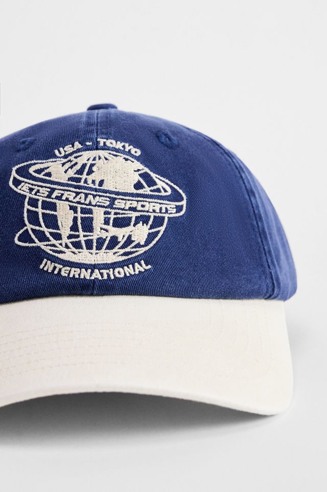 iets frans... Globe Embroidered Cap #1