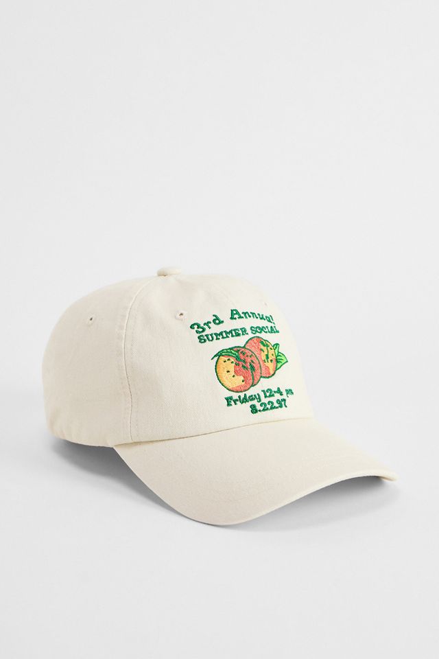 UO Peaches Embroidered Cap #2