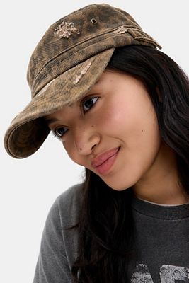 BDG Leopard Utility Cap