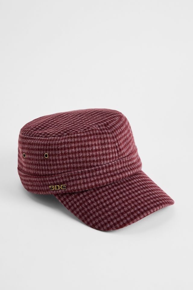 BDG Utility Brushed Check Cadet Cap #1