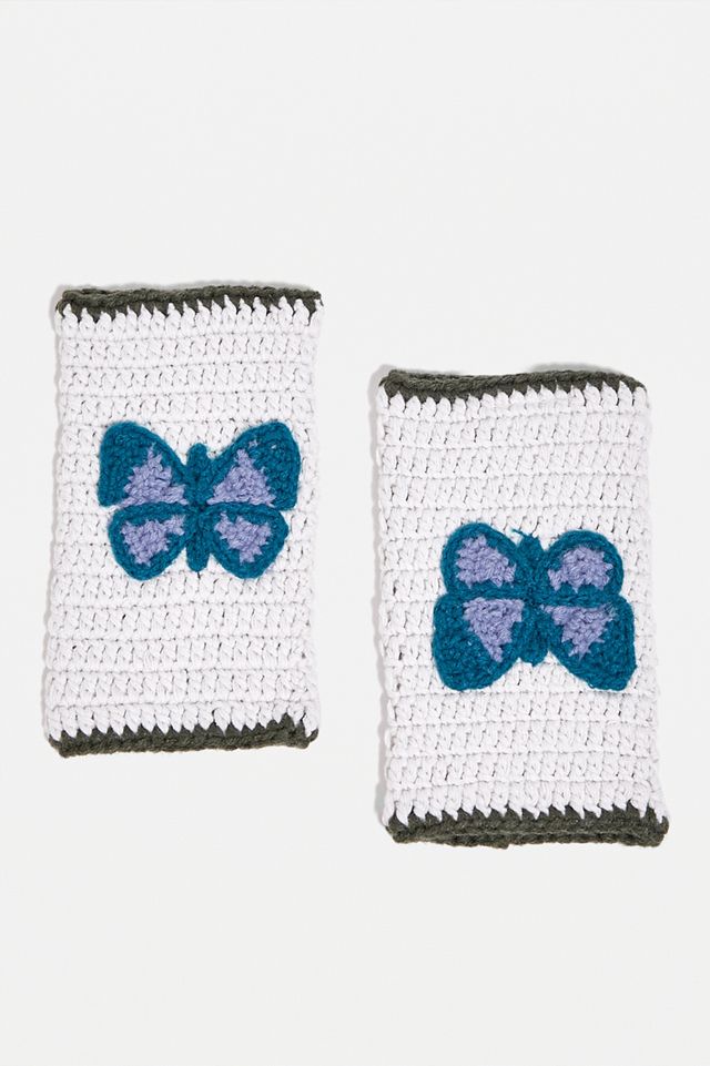 UO Butterfly Fingerless Gloves #1