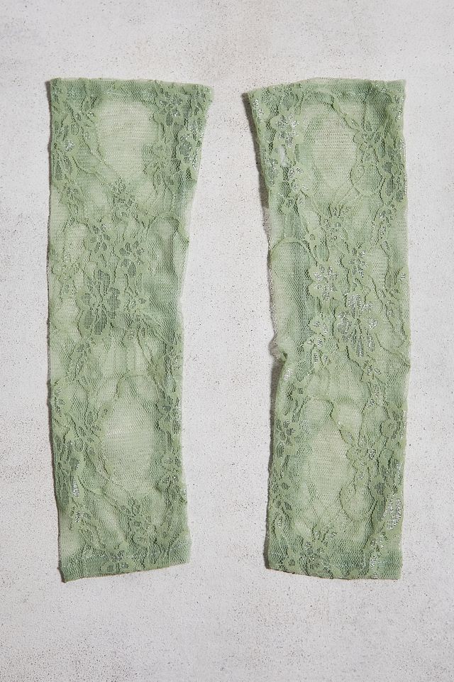 Kimchi Blue Lace Fingerless Gloves #1