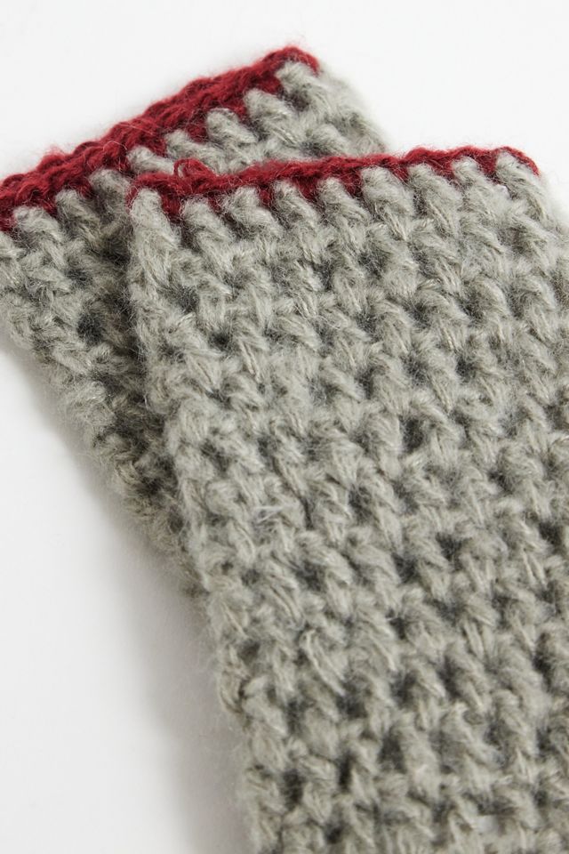 UO Contrast Trims Fingerless Gloves #2