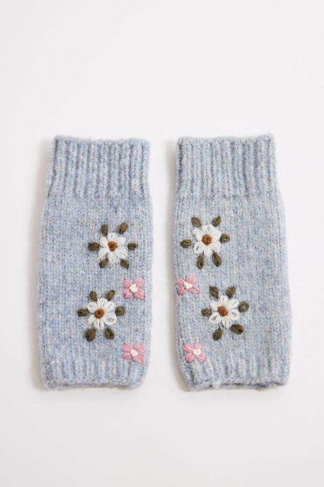 Kimchi Blue Granny Knit Fingerless Gloves #1