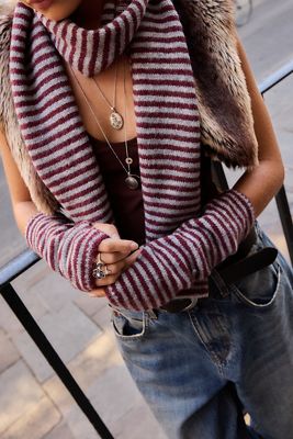 Gants rayés UO Courtney