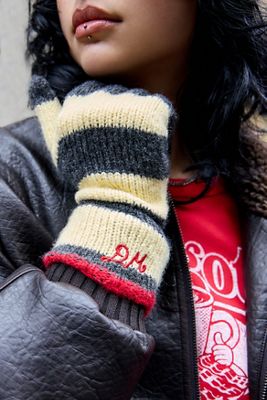 Damson Madder Striped Gloves