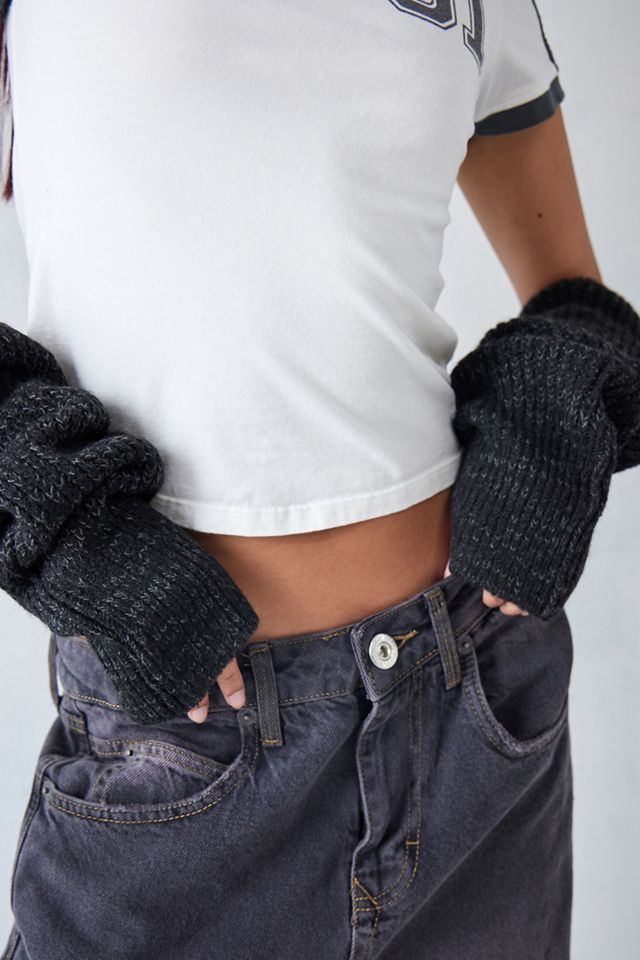 UO Shiloh Slouchy Fingerless Gloves Urban Outfitters UK