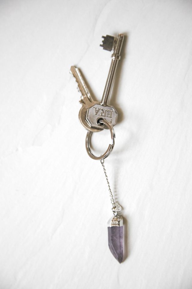 Porte-clés à cristaux #1